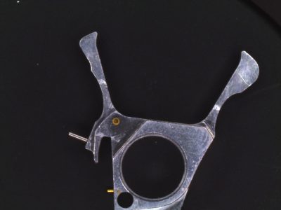 Hard disk arm imaged by a TCZR, low magnification